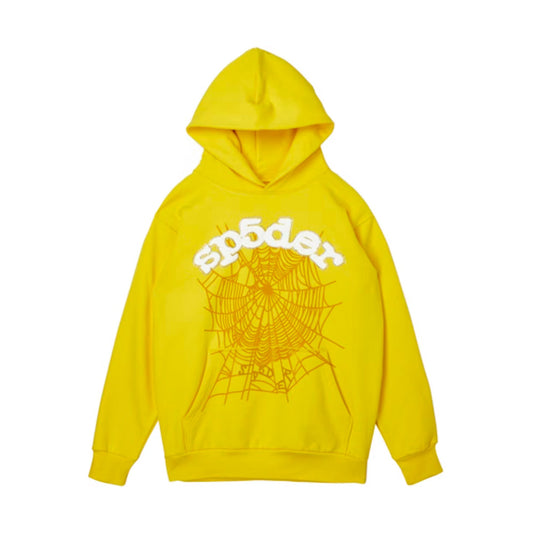 Spider Worldwide Websuit Hoodie Yellow - PLG