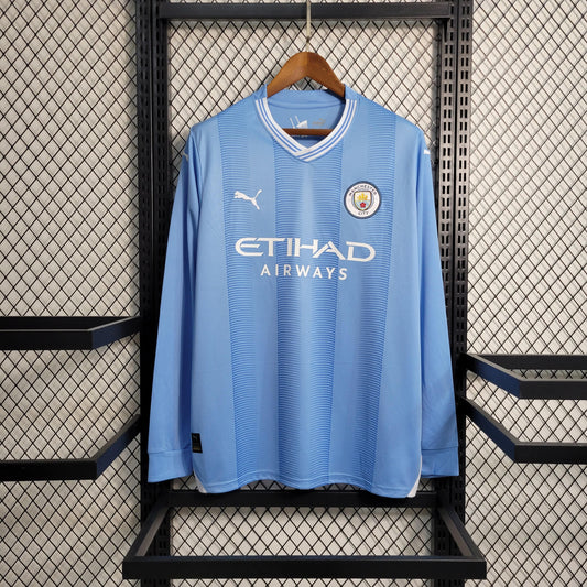 Manchester City 23/24 Home Long Sleeve Jersey