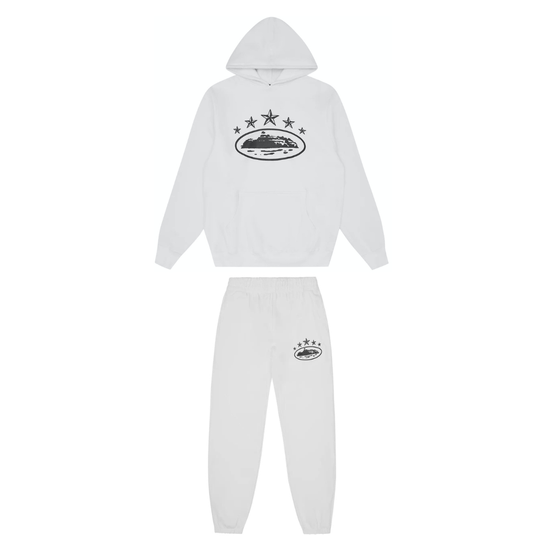 5 Starz White Tracksuit - PLG