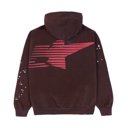 Spider Worldwide Araignee Hoodie Brown - PLG