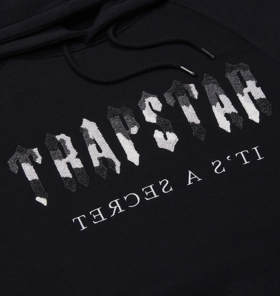 T. Came Hooded Tracksuit - BLACK/WHITE - PLG