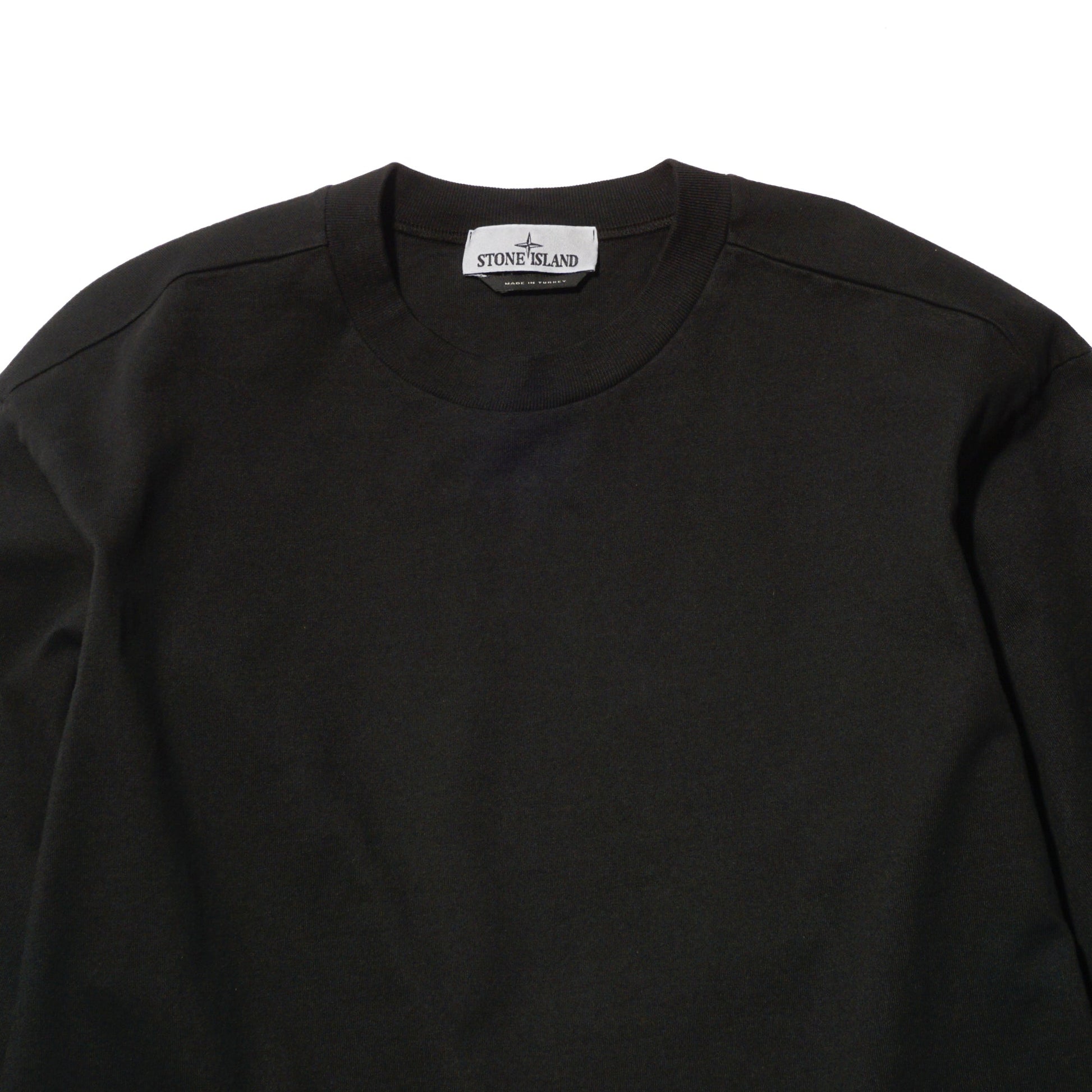 HEAVY COTTON JERSEY CREWNECK "BLACK" - PLG