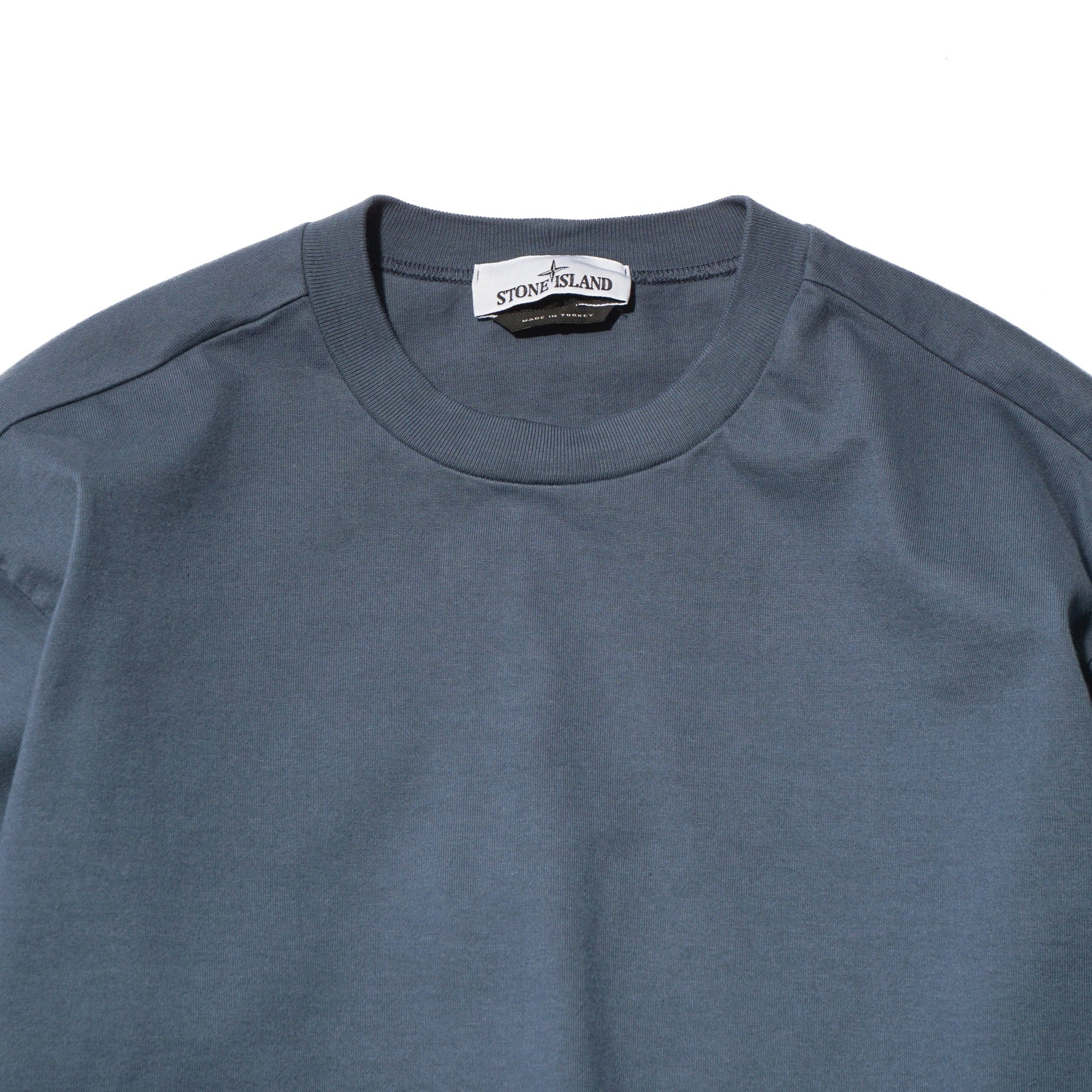 HEAVY COTTON JERSEY CREWNECK "DARK BLUE" - PLG