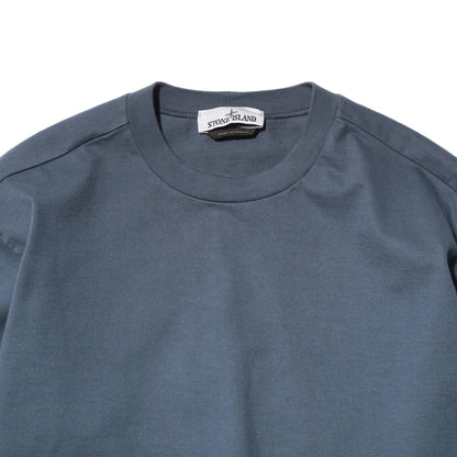 HEAVY COTTON JERSEY CREWNECK "DARK BLUE" - PLG