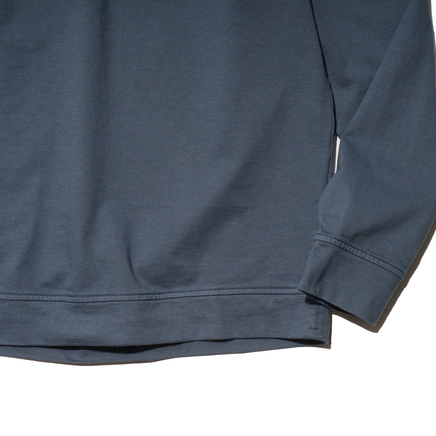 HEAVY COTTON JERSEY CREWNECK "DARK BLUE" - PLG