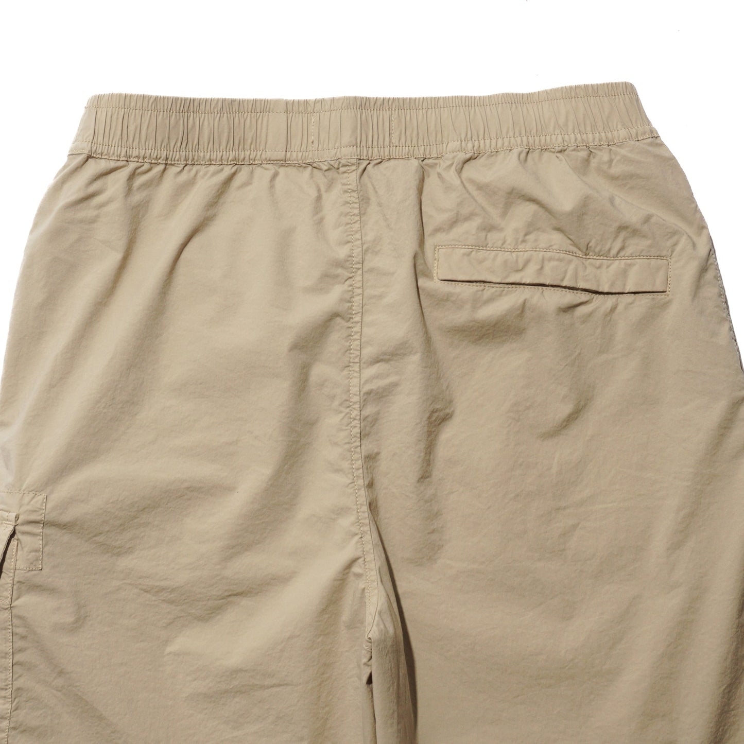 STRETCH PARACHUTE CANVAS BERMUDA SHORTS "SAND" - PLG