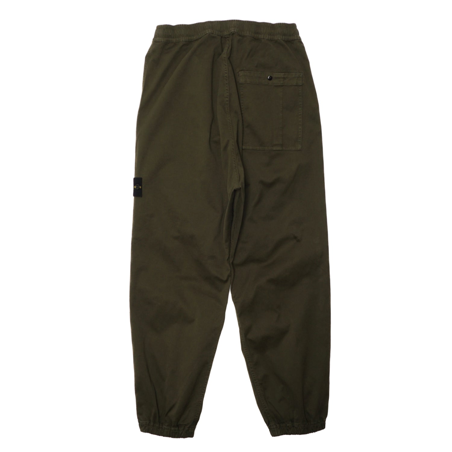 BROKEN TWILL COTTON CARGO PANTS "OLIVE" - PLG