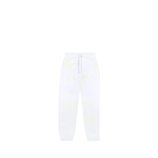 Denim Tears The Cotton Wreath Joggers - White Monochrome