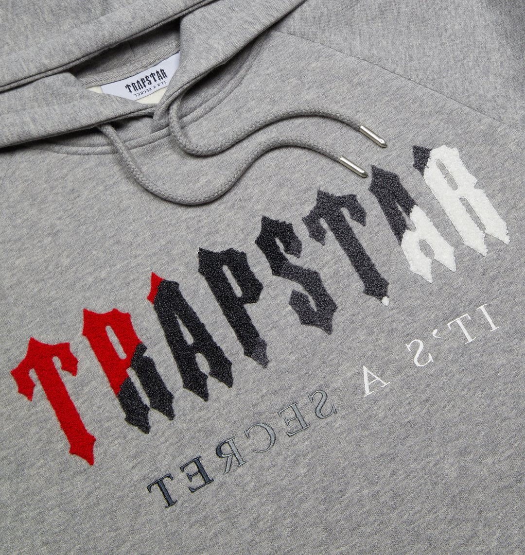 T. Hooded Tracksuit - GREY/RED - PLG