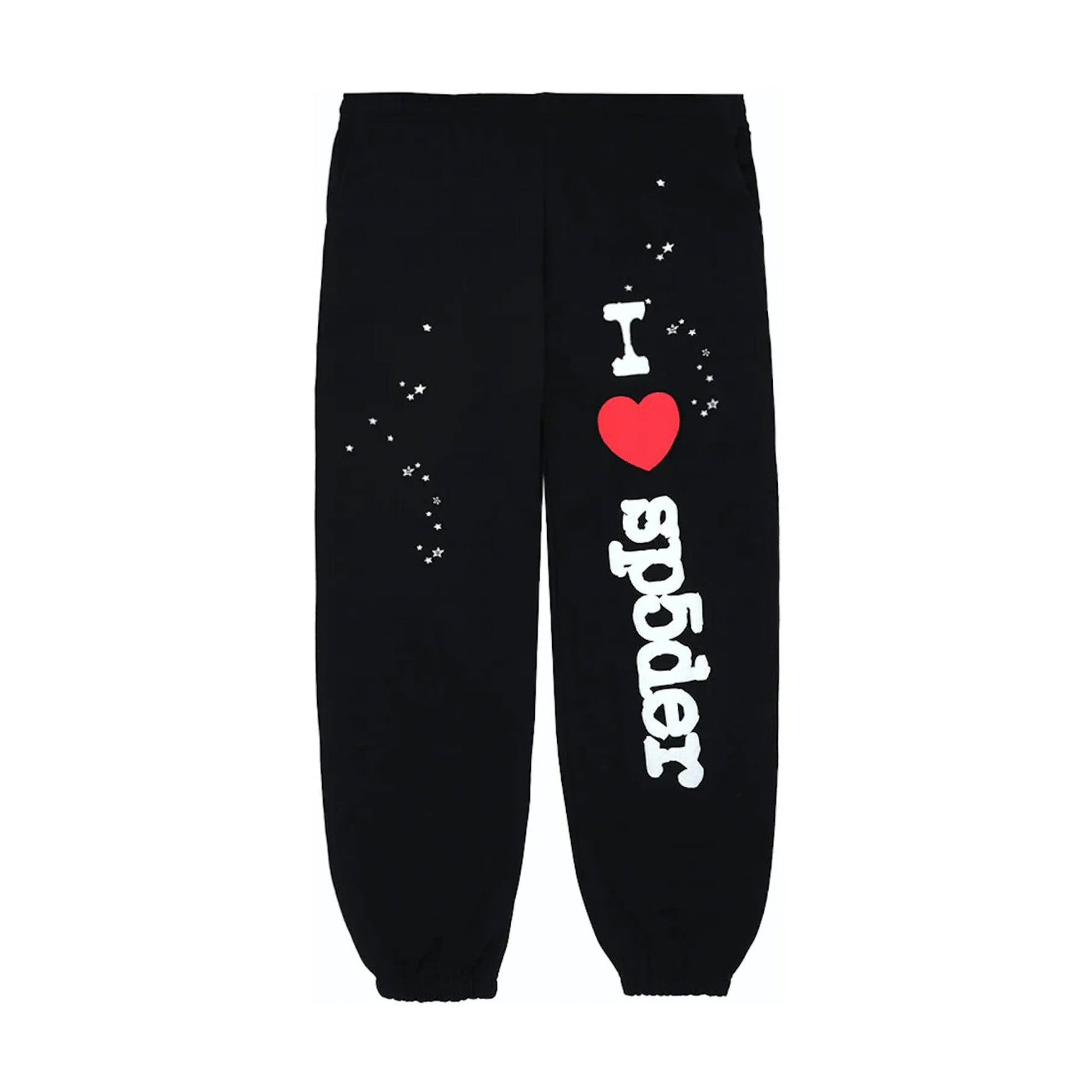 Spider Worldwide I Heart SP5 Souvenir Sweatpant Black - PLG