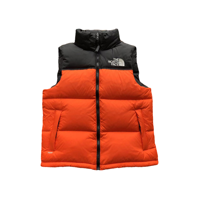 Orange 1996 Retro Nuptse Vest - PLG