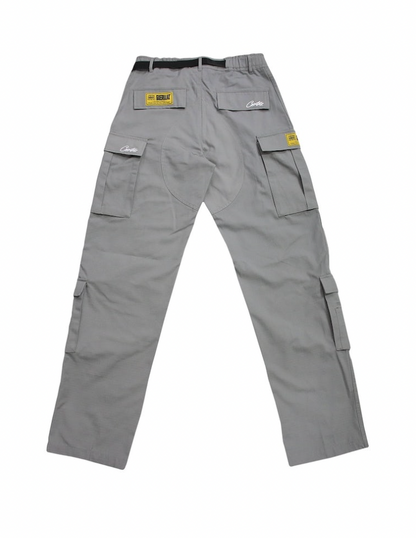 Alcatraz Cargos - White/Grey - PLG