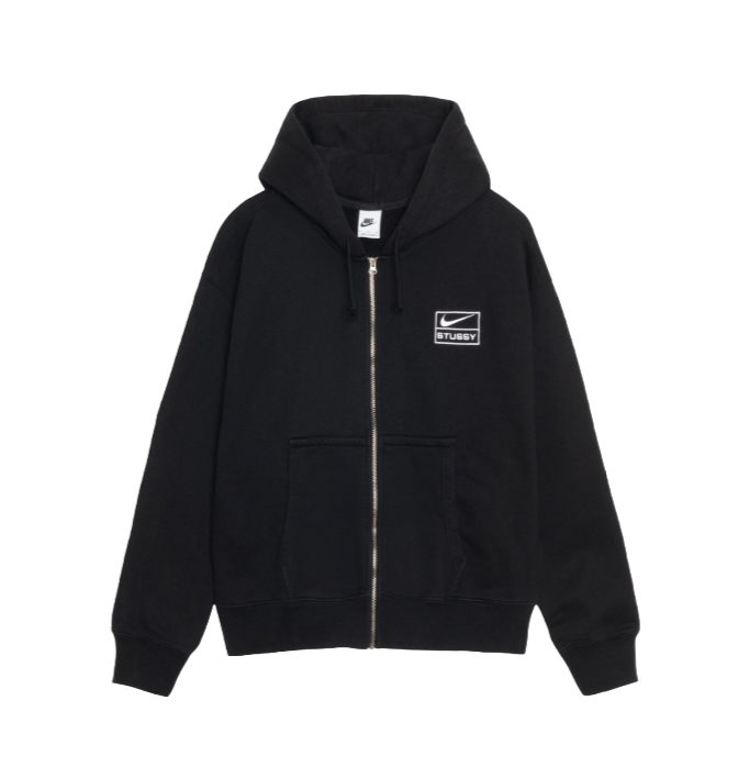 STÜSSY & NIKE STONE WASHED FLEECE ZIP HOODIE - PLG