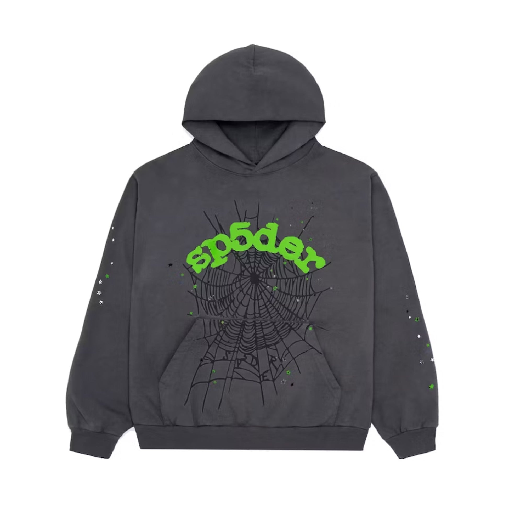 Spider Worldwide Wait Web Hoodie Slate Grey - PLG