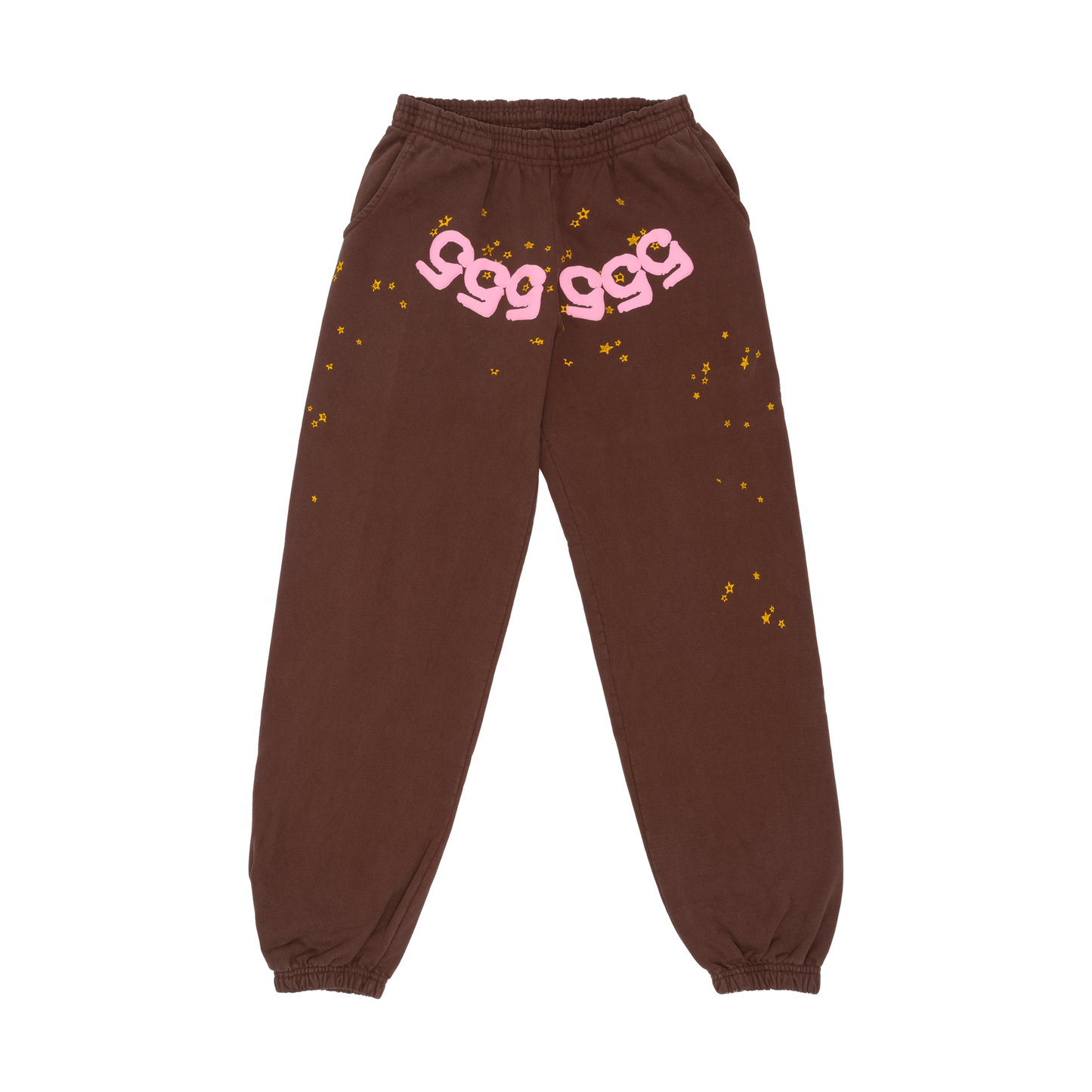 Spider Worldwide Angel Number Sweatpants Brown - PLG