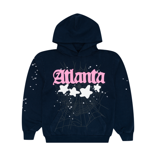 Spider Worldwide Atlanta Hoodie Navy - PLG