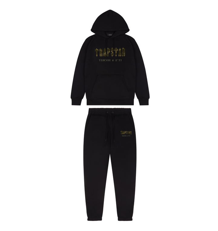 T. Hooded Tracksuit - Black/Camo - PLG