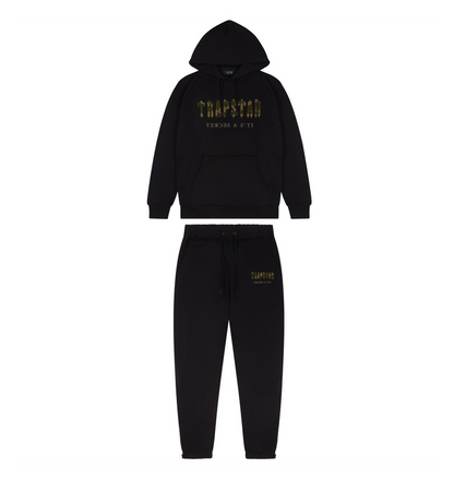 T. Hooded Tracksuit - Black/Camo - PLG