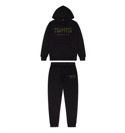 T. Hooded Tracksuit - Black/Camo - PLG