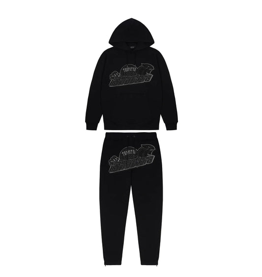 T. Shooters Hooded Tracksuit - BLACK MONOCHROME EDITION - PLG