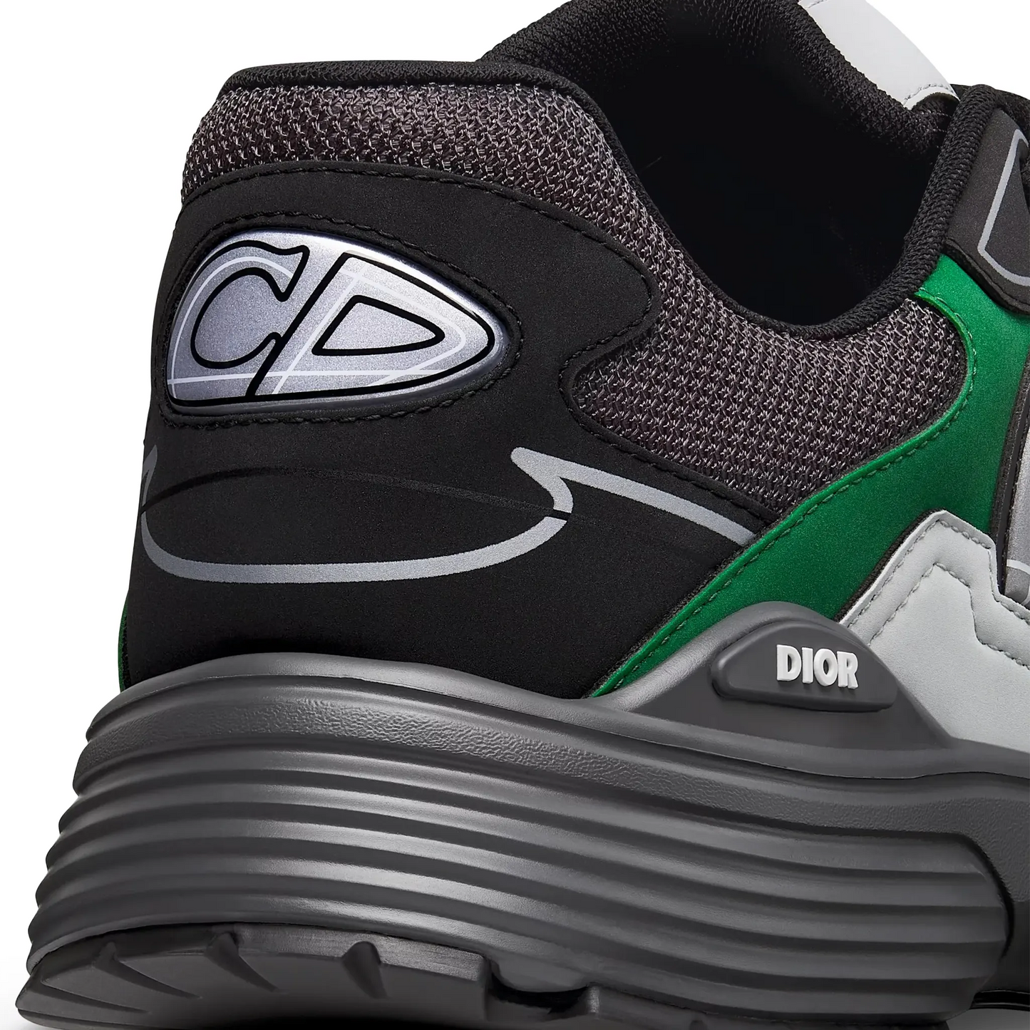 Dior B30 Mesh Deep Grey Green Black Trainer