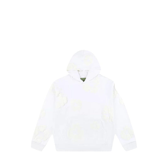 Denim Tears The Cotton Wreath Hoodie - White Monochrome