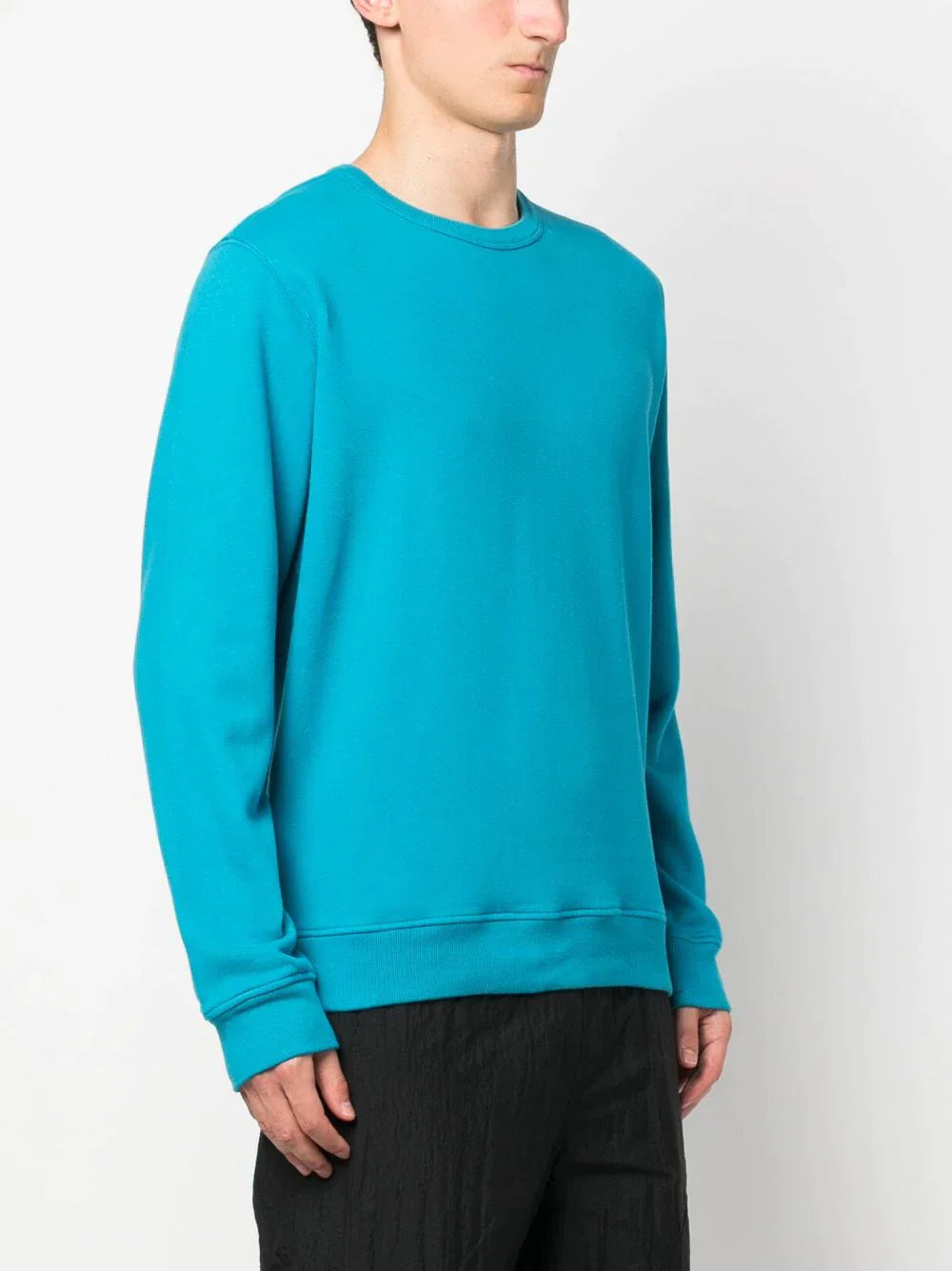 Turquoise Brushed Cotton Sweatshirt - PLG