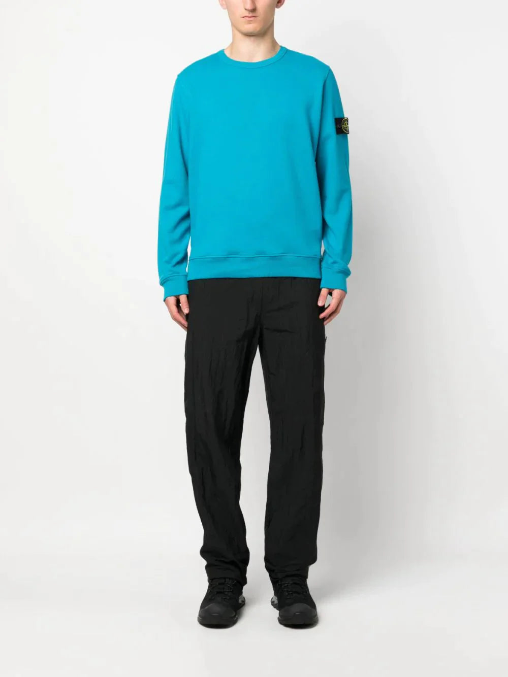 Turquoise Brushed Cotton Sweatshirt - PLG