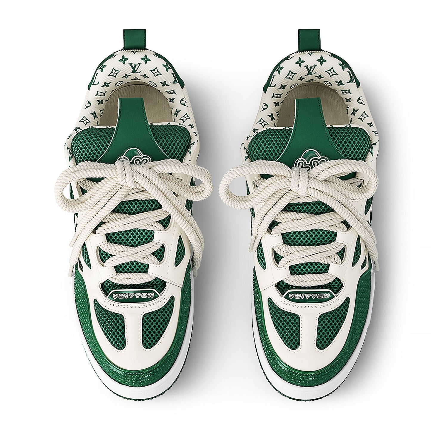 Louis Vuitton LV Skate Monogram Trainer Green Sneaker