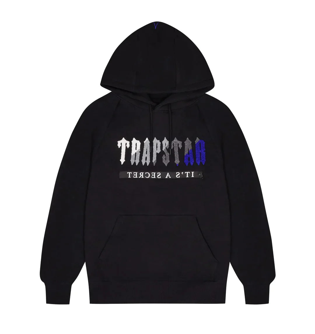 T. 2.0 Hooded Tracksuit - BLACK / BLUE - PLG