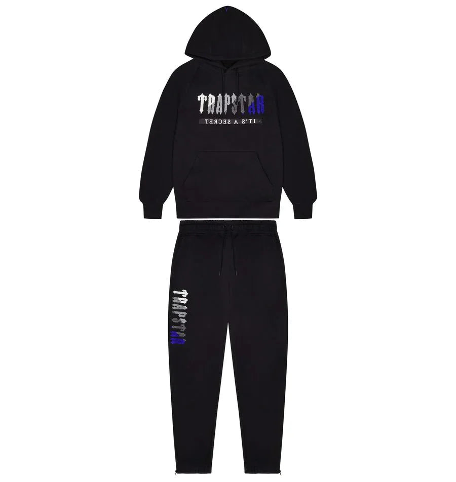 T. 2.0 Hooded Tracksuit - BLACK / BLUE - PLG