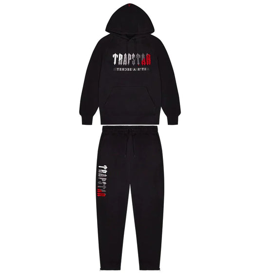 T. 2.0 Hooded Tracksuit - BLACK / RED - PLG